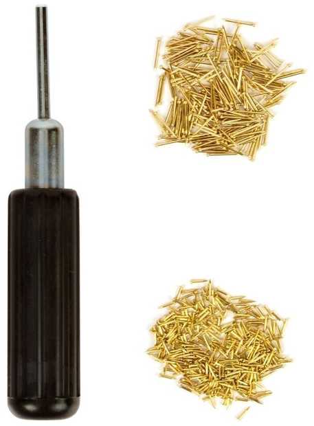 Artesania Latina magnetinis vinių kaliklis + 100 žalvarinių vinukų 5/10 mm