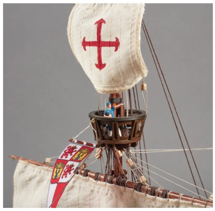 Artesania Latina Santa Maria karavelės medinis laivo modelio rinkinys 1:65