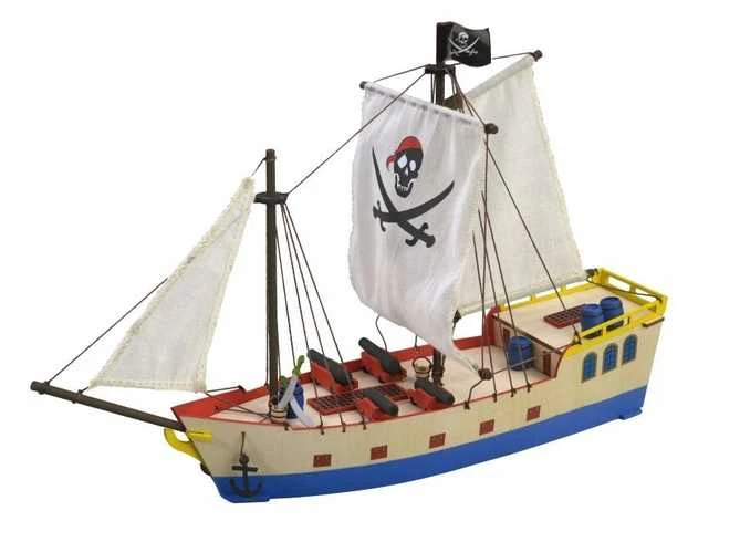 Artesania Latina surenkamas medinis piratų laivas 32,5 cm vaikams 8+