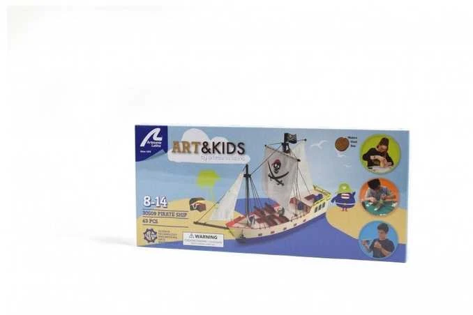 Artesania Latina surenkamas medinis piratų laivas 32,5 cm vaikams 8+