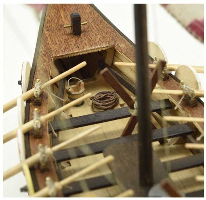 Artesania Latina Vikingų drakaras 1:75 – medinis laivo rinkinys
