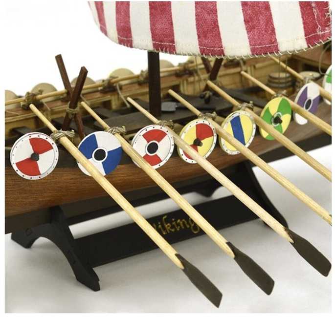 Artesania Latina Vikingų drakaras 1:75 – medinis laivo rinkinys