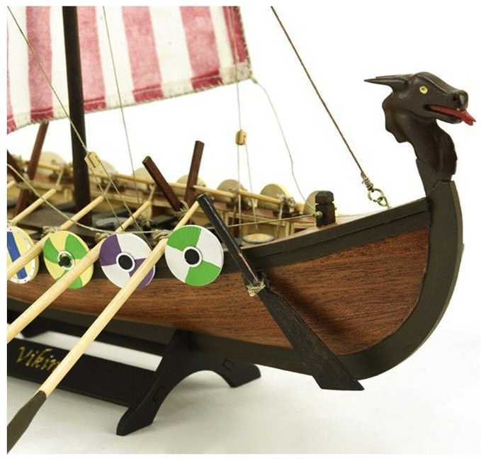 Artesania Latina Vikingų drakaras 1:75 – medinis laivo rinkinys