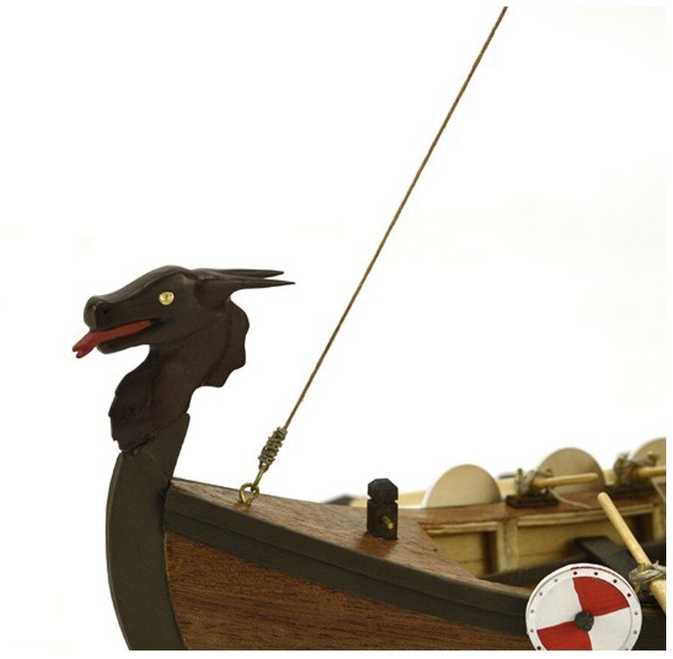 Artesania Latina Vikingų drakaras 1:75 – medinis laivo rinkinys