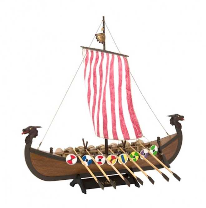 Artesania Latina Vikingų drakaras 1:75 – medinis laivo rinkinys