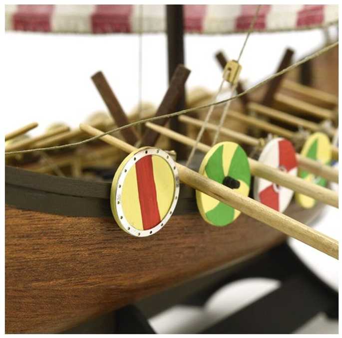 Artesania Latina Vikingų drakaras 1:75 – medinis laivo rinkinys