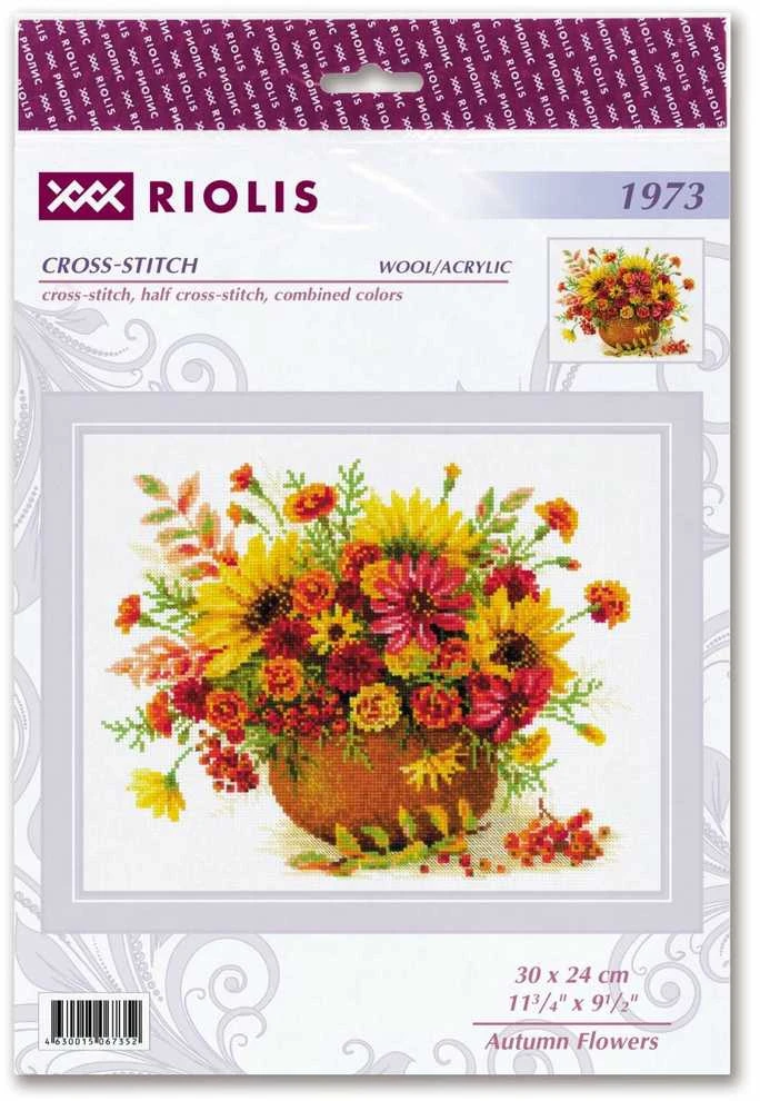 Autumn Flowers. Siuvinėjimo rinkinys iš RIOLIS Nr.: 1973