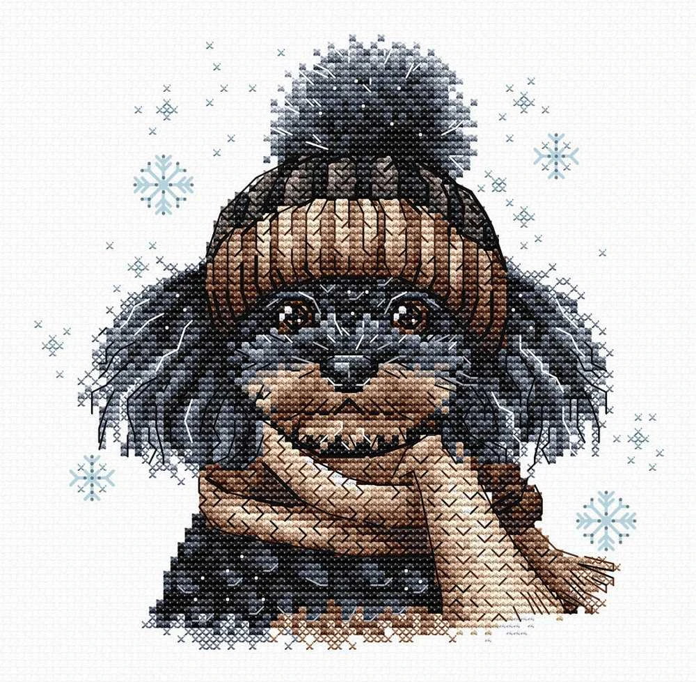 Ava Stitch Pudelis – siuvinėjimo kryželiu rinkinys AVA-P039