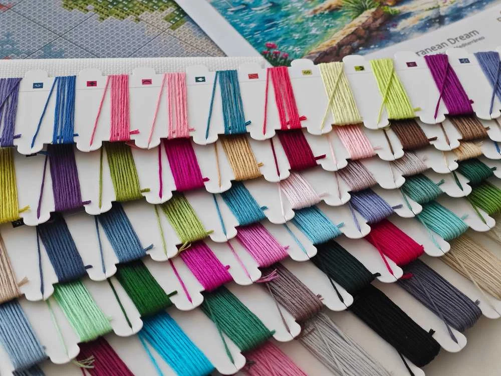 Ava Stitch Viduržemio jūros sapnas – kryželiu siuvinėjimo rinkinys AVA-P133