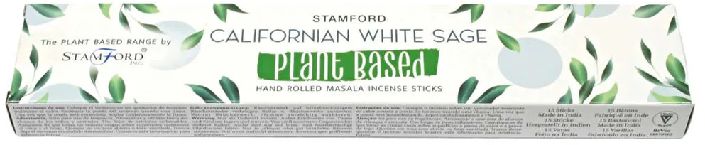 Aw Artisan Augalinės smilkalų lazdelės Baltasis Šalavijas, Stamford, 15g