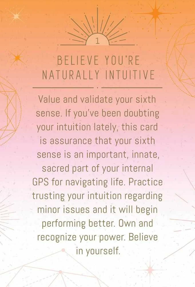 Awakening Intuition Oracle kortos Insight Editions