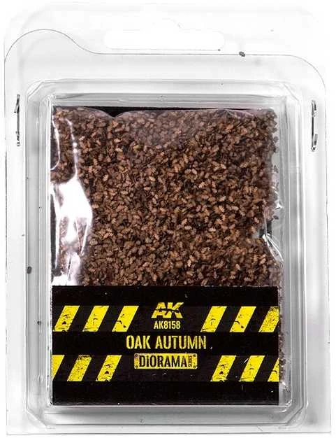 Ąžuolo rudens lapai dioramoms 28mm 1:72, 7 g AK Interactive