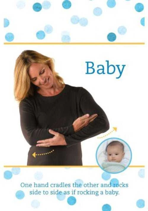 Hay House Baby Sign Language Flash (asl) Gestų Kortelės