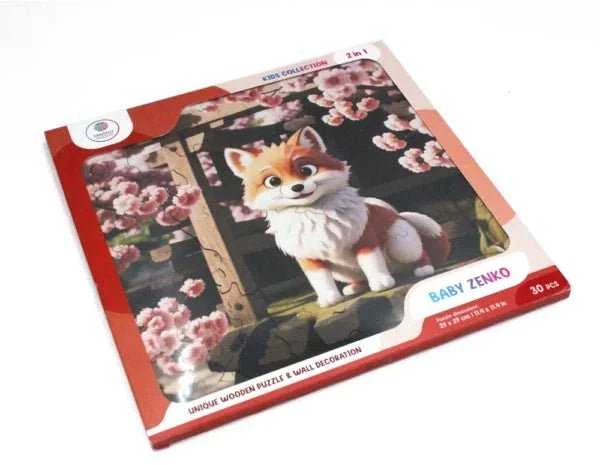 Fantasy Puzzles Fantasy Puzzle Baby Zenko Dėlionė Iš Medžio (30 detalių)