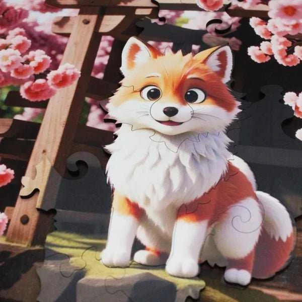 Fantasy Puzzles Fantasy Puzzle Baby Zenko Dėlionė Iš Medžio (30 detalių)