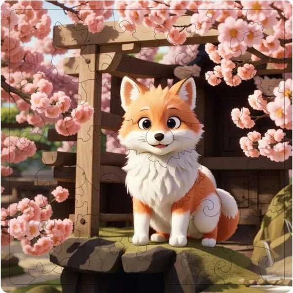 Fantasy Puzzles Fantasy Puzzle Baby Zenko Dėlionė Iš Medžio (30 detalių)