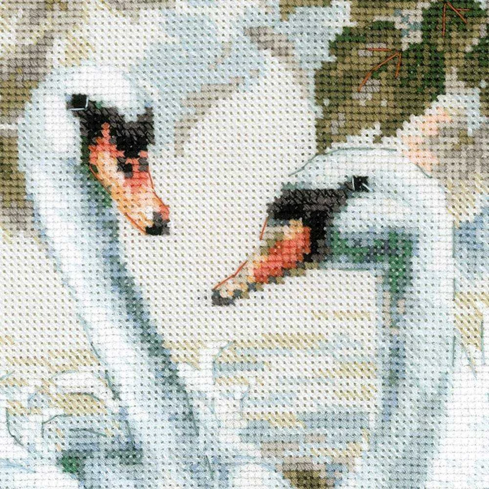 Baltas Swans siuvinėjimo rinkinys iš RIOLIS Nr.: 1726