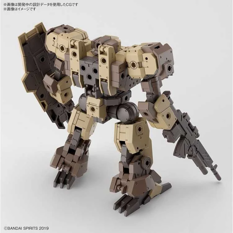 Bandai 30MM eEXM-9 Baskyrotto rudas mecha modelis 1/144