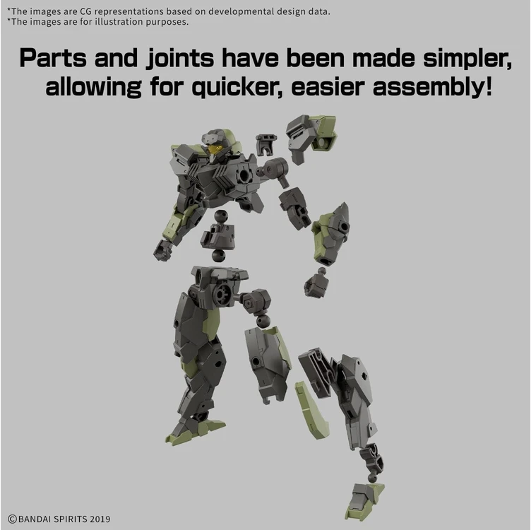 Bandai 30MM plastikinis surenkamas mecha modelis 1/144