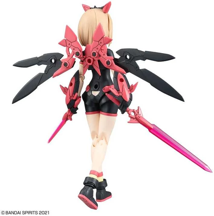 Bandai 30MS Tiasha Dahlia Wear B plastikinis Gunpla rinkinys