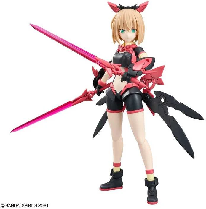 Bandai 30MS Tiasha Dahlia Wear B plastikinis Gunpla rinkinys