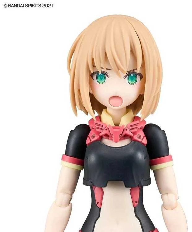 Bandai 30MS Tiasha Dahlia Wear B plastikinis Gunpla rinkinys