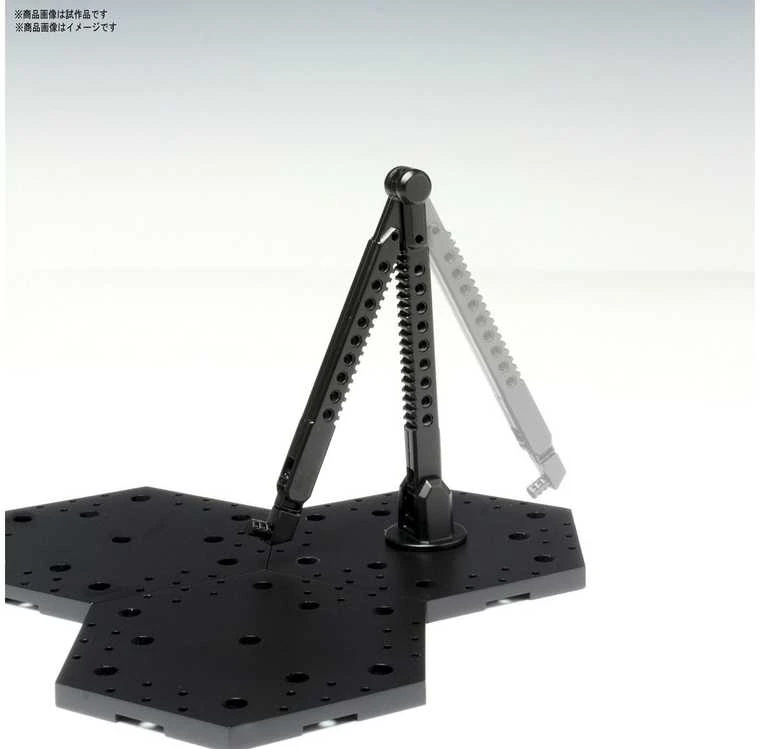 Bandai Action Base 4 juoda stovas 1/100 mastelio figurėlėms