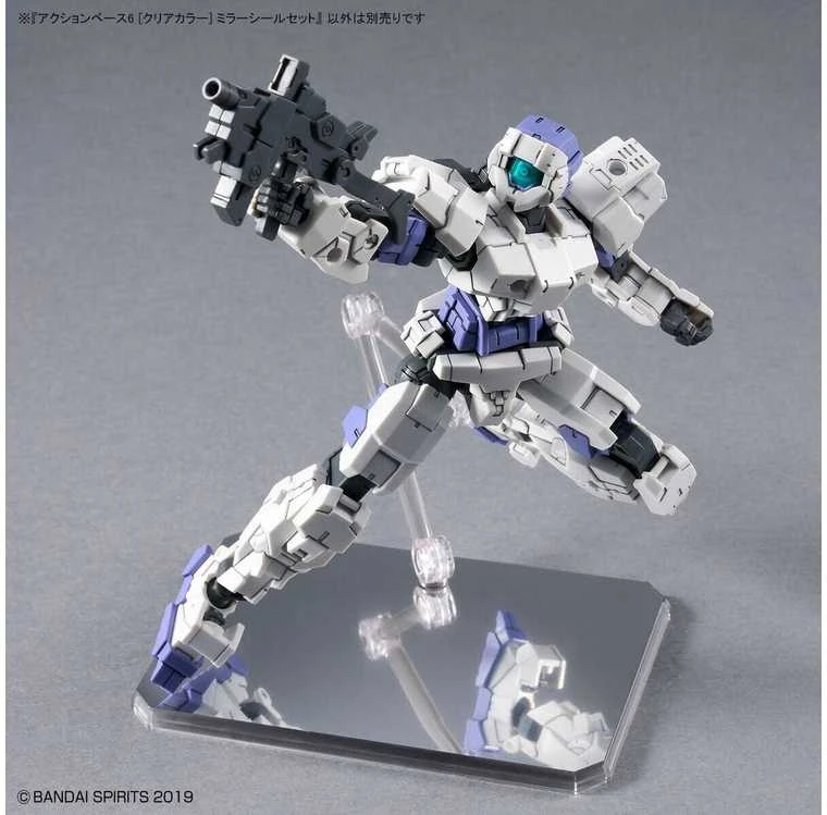 Bandai 6 SKAIDRIOS SPALVOS „ACTION BASIC“ [VEIDRODŽIO LIPDUKŲ RINKINYS]