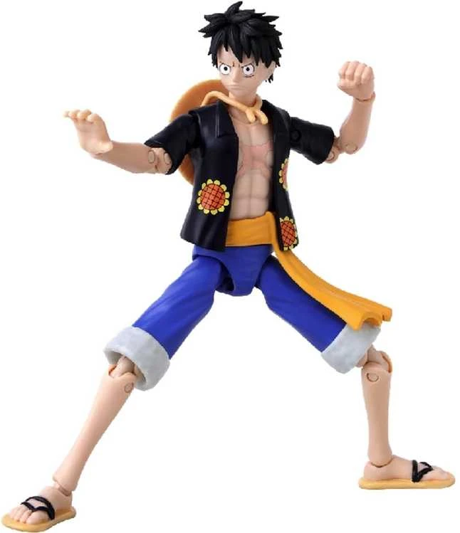 Bandai ANIME HEROES One Piece figūrėlė su priedais, 16 cm - Monkey D. Luffy (Dressrosa Version)
