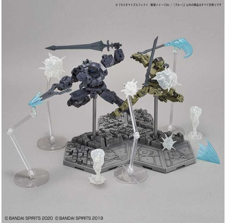 Bandai Customize Effect „Slash Image“ mėlynas, Gunpla 1/144 efektų rinkinys