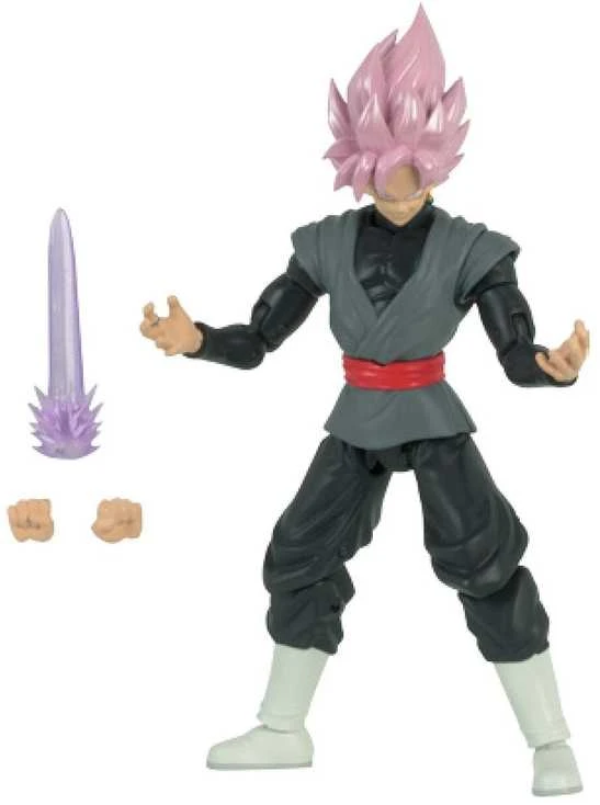 DRAGON STARS Poseable figūrėlė su priedais, 16 cm - Goku Black Rose