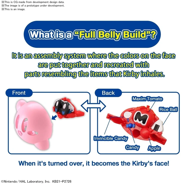 Bandai Entry Grade Kirby surenkamas modelis, 62042