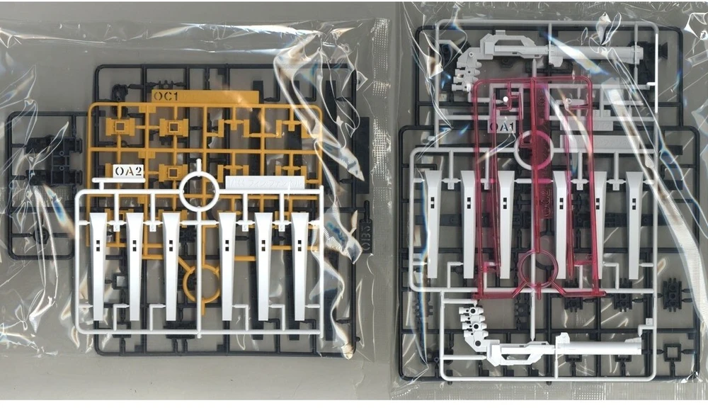 Bandai Gunpla 19 papildomų dalių rinkinys – Fin Funnel priedai modeliams