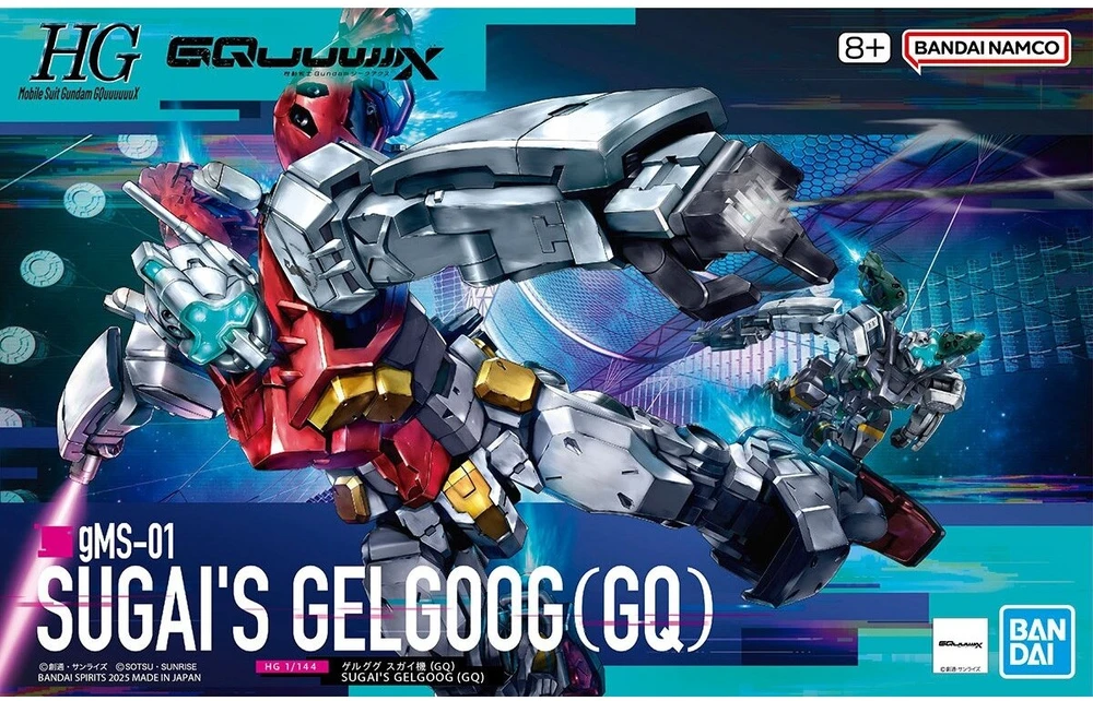 Bandai Gunpla Gelgoog (GQ) 1/144 – plastikinis surenkamas modelis