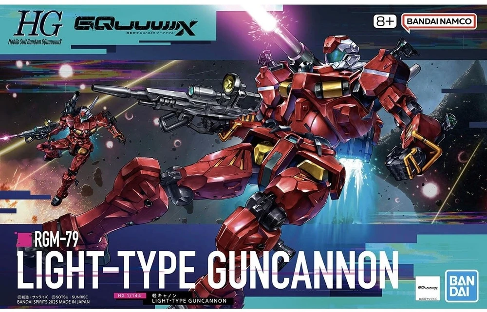 Bandai Gunpla Guncannon Light Type 1/144 – surenkamas modelis