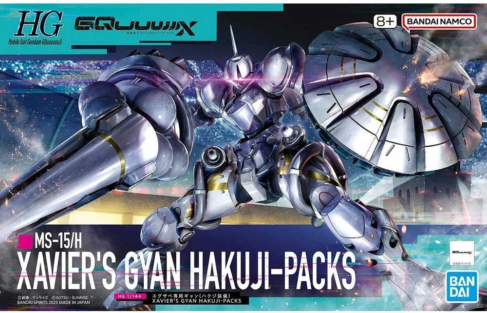 Bandai Gunpla Gyan Xavier Hakuji 1/144 plastikinis modelis