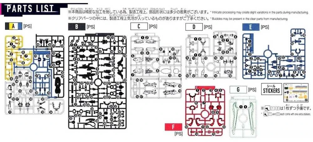 Bandai Gunpla HG GQuuuuuuX gMS-Ω 1/144 plastikinis rinkinys
