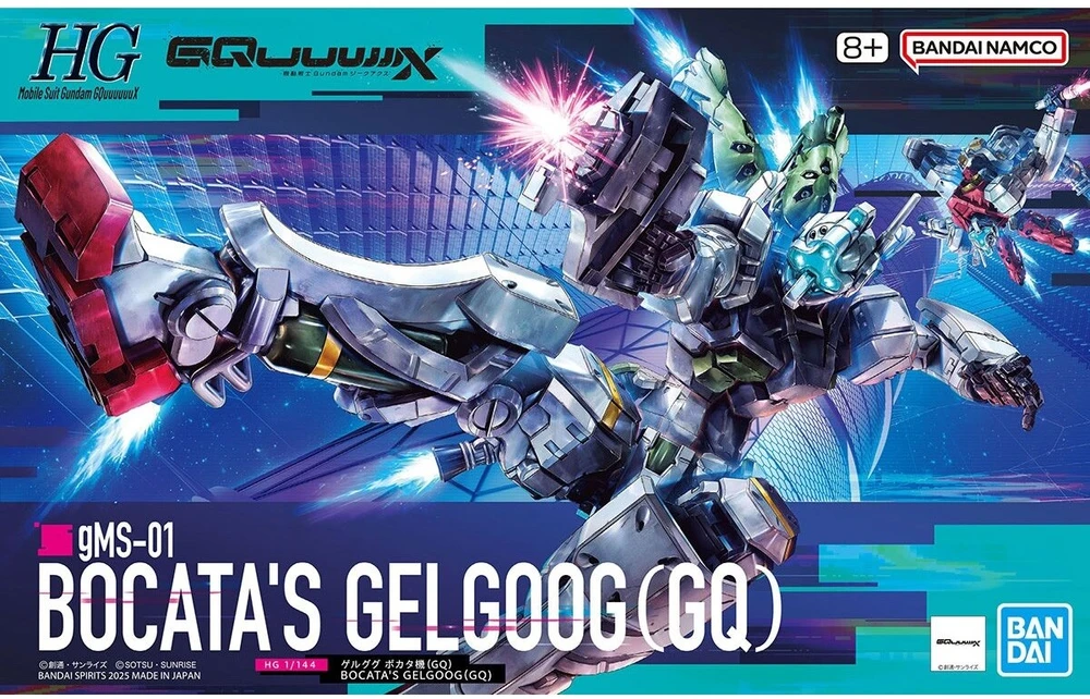 Bandai Gunpla HGGQ Gelgoog (GQ) plastikinis surenkamas modelis 1/144