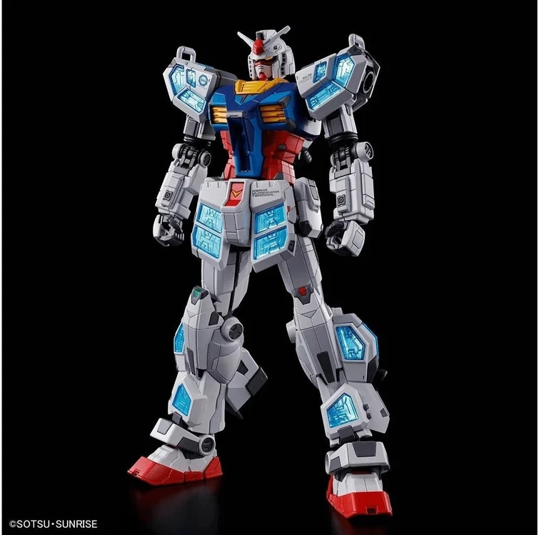 Bandai Gunpla modelis HG RX-78F00/E Gundam EXPO2025 Feather Unit 1/144 73584