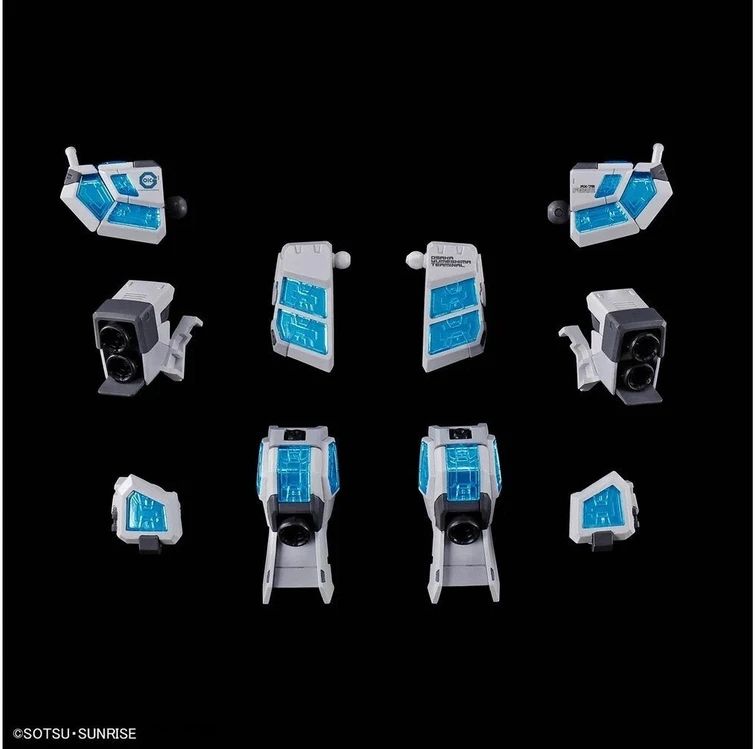 Bandai Gunpla modelis HG RX-78F00/E Gundam EXPO2025 Feather Unit 1/144 73584