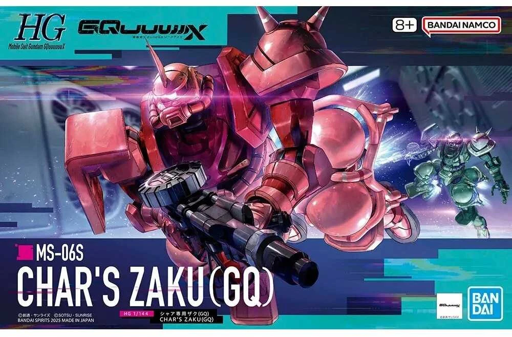 Bandai Gunpla MS-06S Char's Zaku 1/144 plastikinis surenkamas