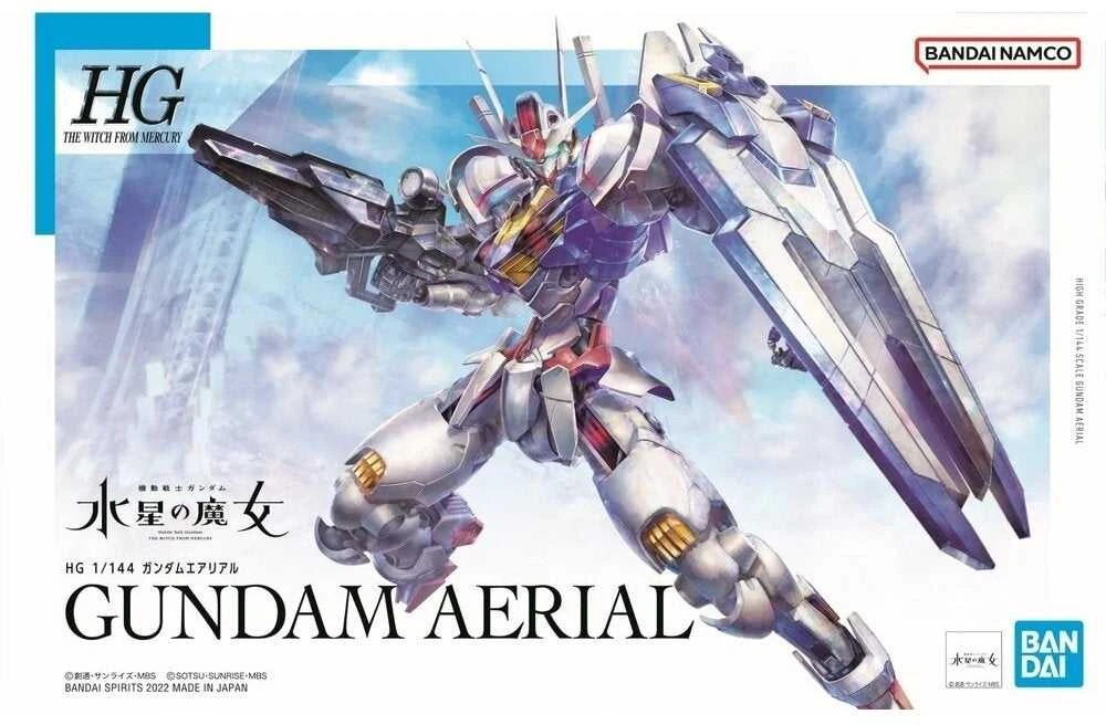 Bandai HG Gundam Aerial 1/144 The Witch from Mercury rinkinys