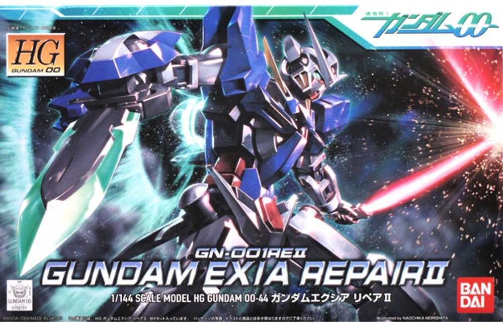 Bandai HG Gundam Exia Repair II 1/144 plastikinis Gunpla rinkinys