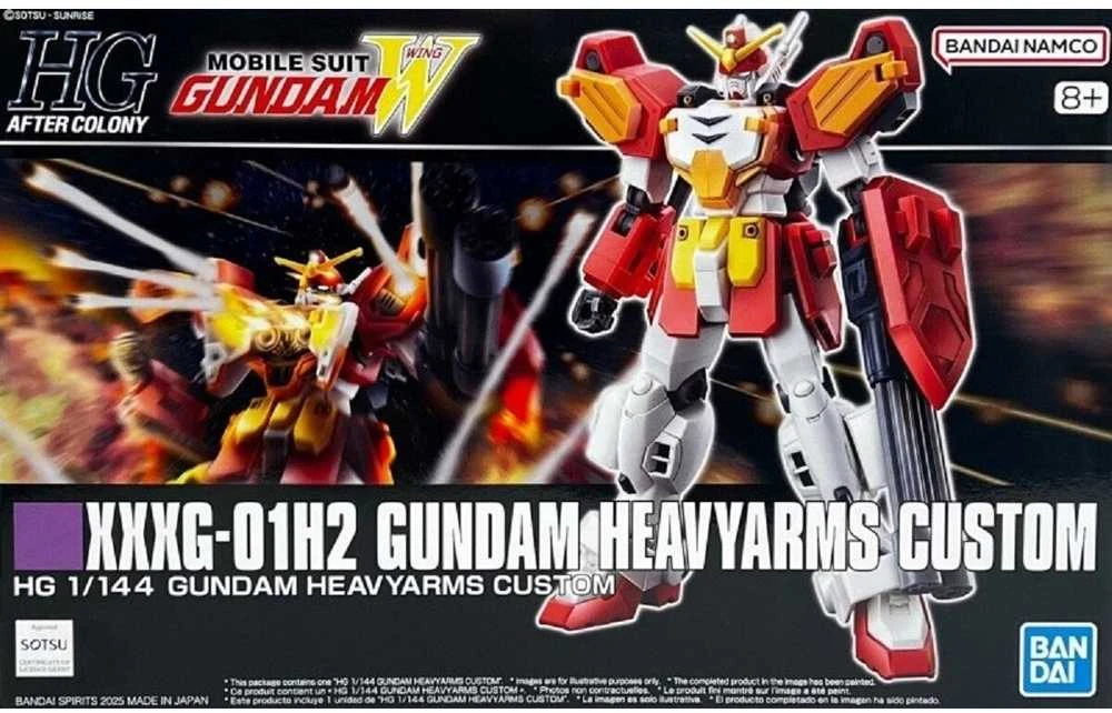 Bandai HGAC Gundam Heavyarms Custom 1/144 plastikinis Gunpla