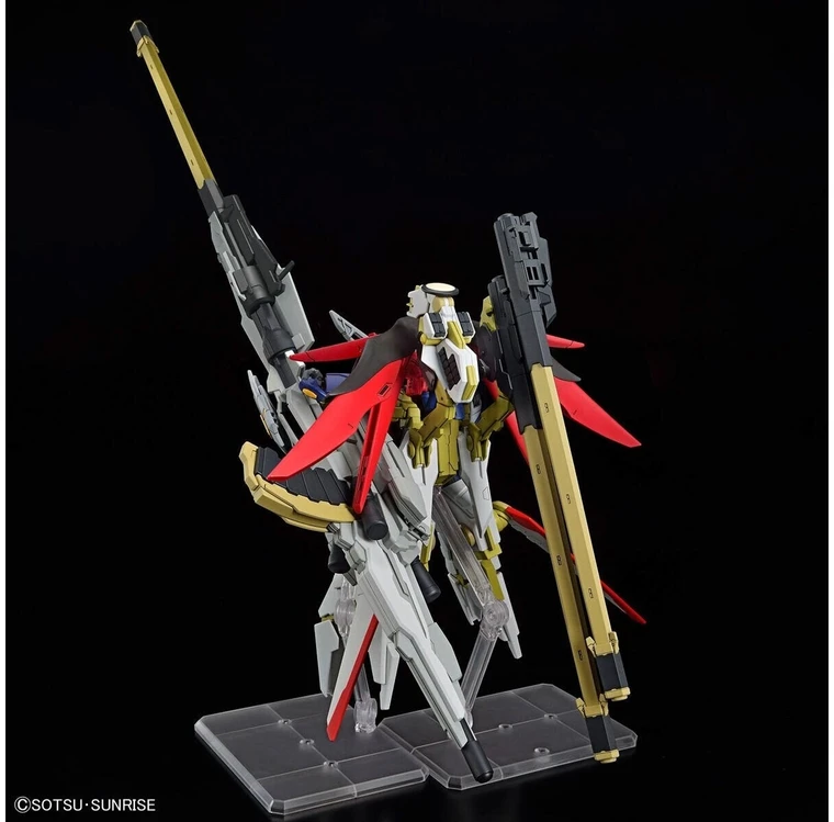 Bandai HGCE 1/144 „Destiny Gundam“ II specifikacija ir Zeuso siluetas