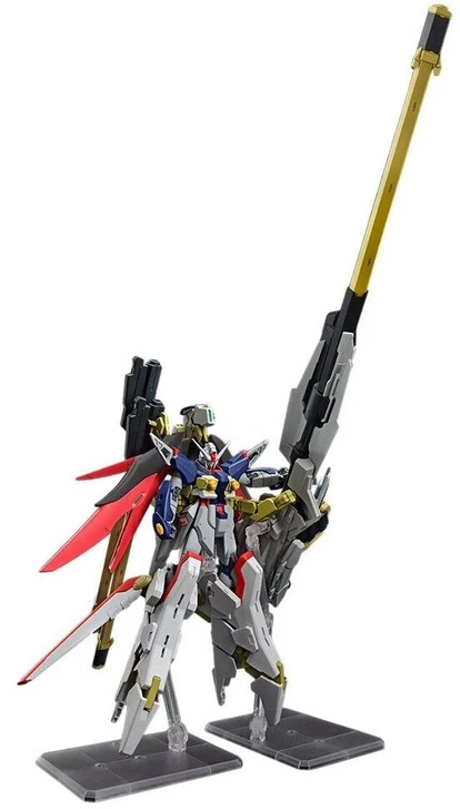 Bandai HGCE 1/144 „Destiny Gundam“ II specifikacija ir Zeuso siluetas