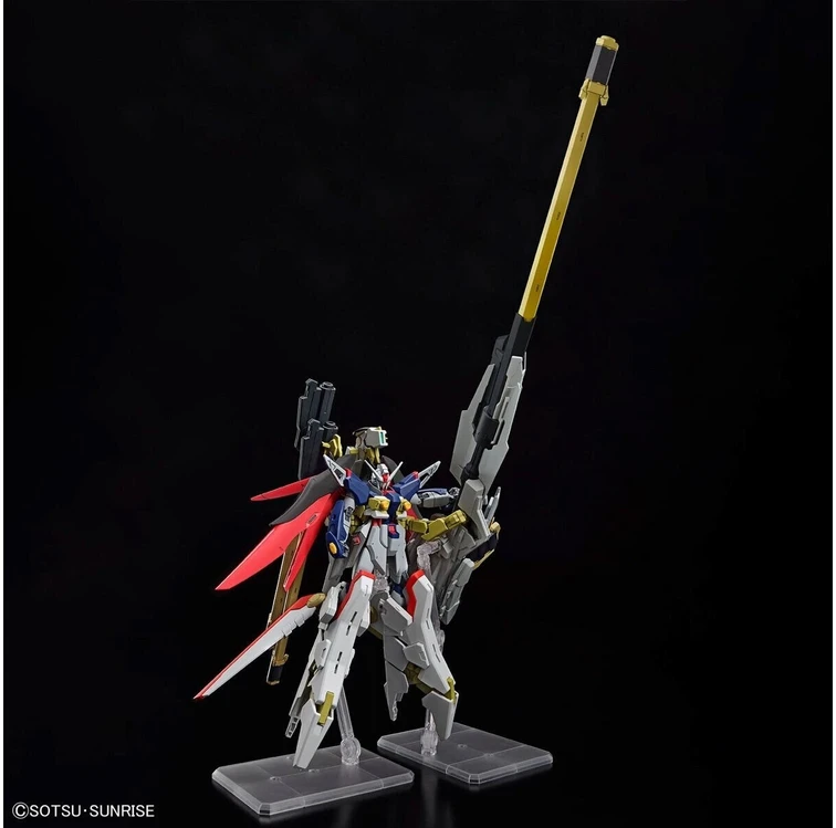 Bandai HGCE 1/144 „Destiny Gundam“ II specifikacija ir Zeuso siluetas