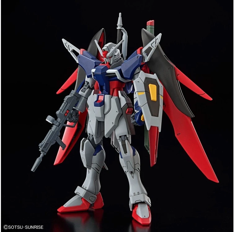 Bandai HGCE 1/144 „Destiny Gundam“ II specifikacija ir Zeuso siluetas