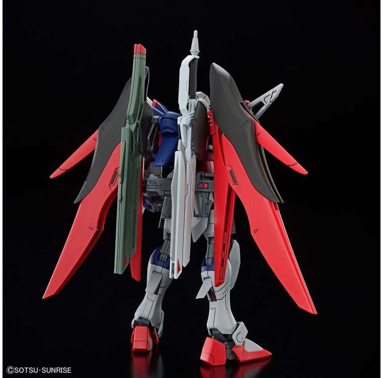 Bandai HGCE 1/144 „Destiny Gundam“ II specifikacija ir Zeuso siluetas