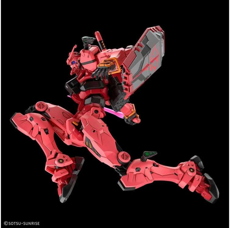 Bandai HGGQ Raudona Gundam 1/144 plastikinis Gunpla rinkinys